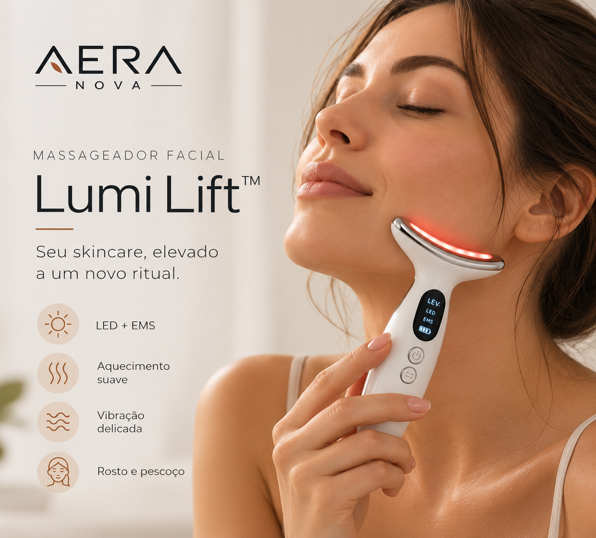 Massageador Facial Lumi Lift™