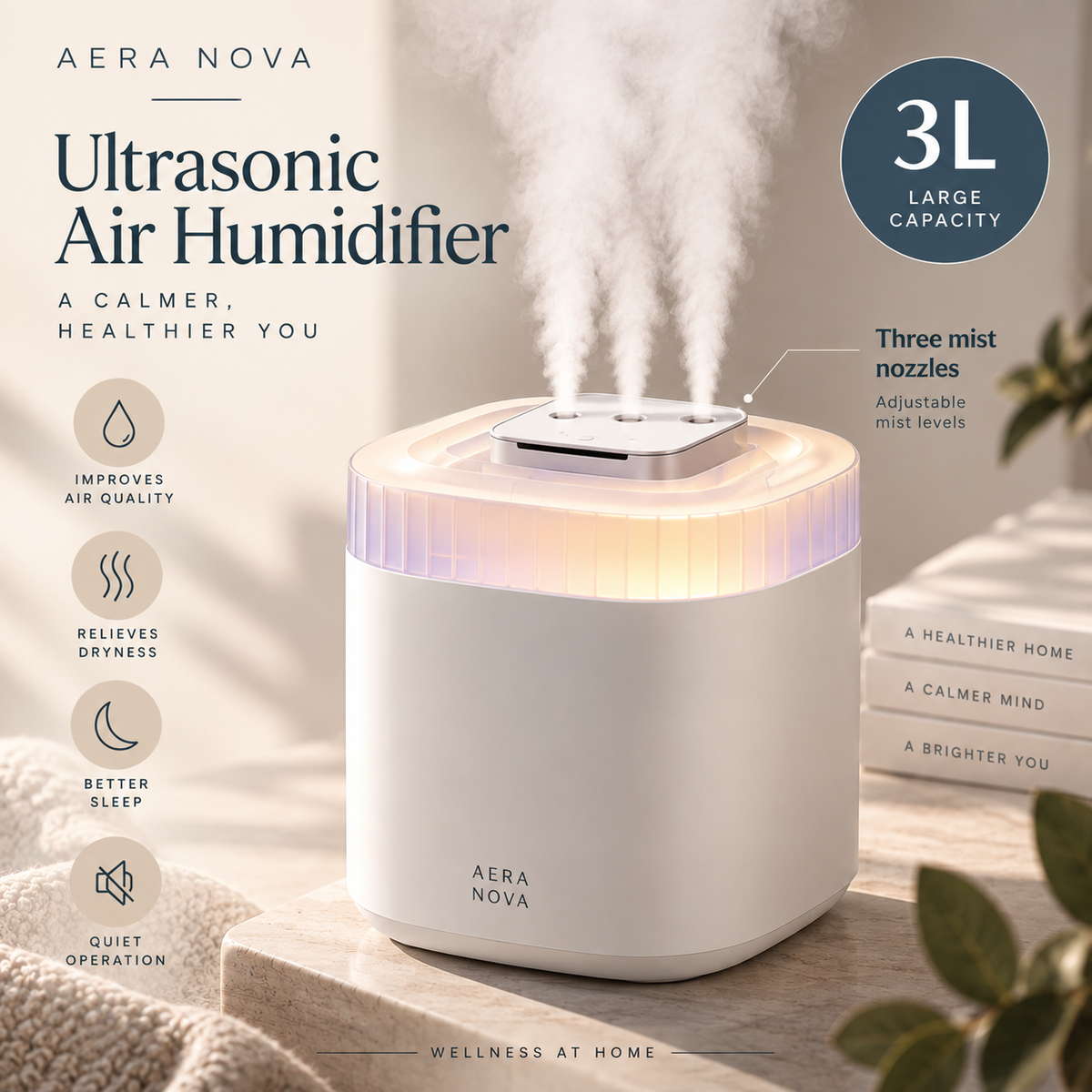 Ultrasonic Air Humidifier Aura™