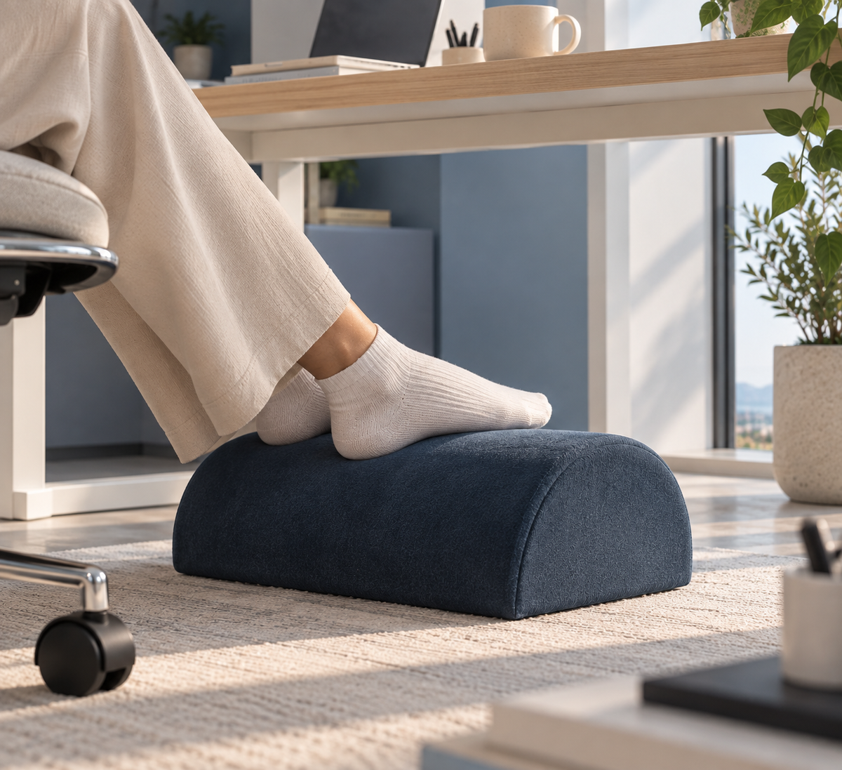 Under-Desk Footrest — Elevate™