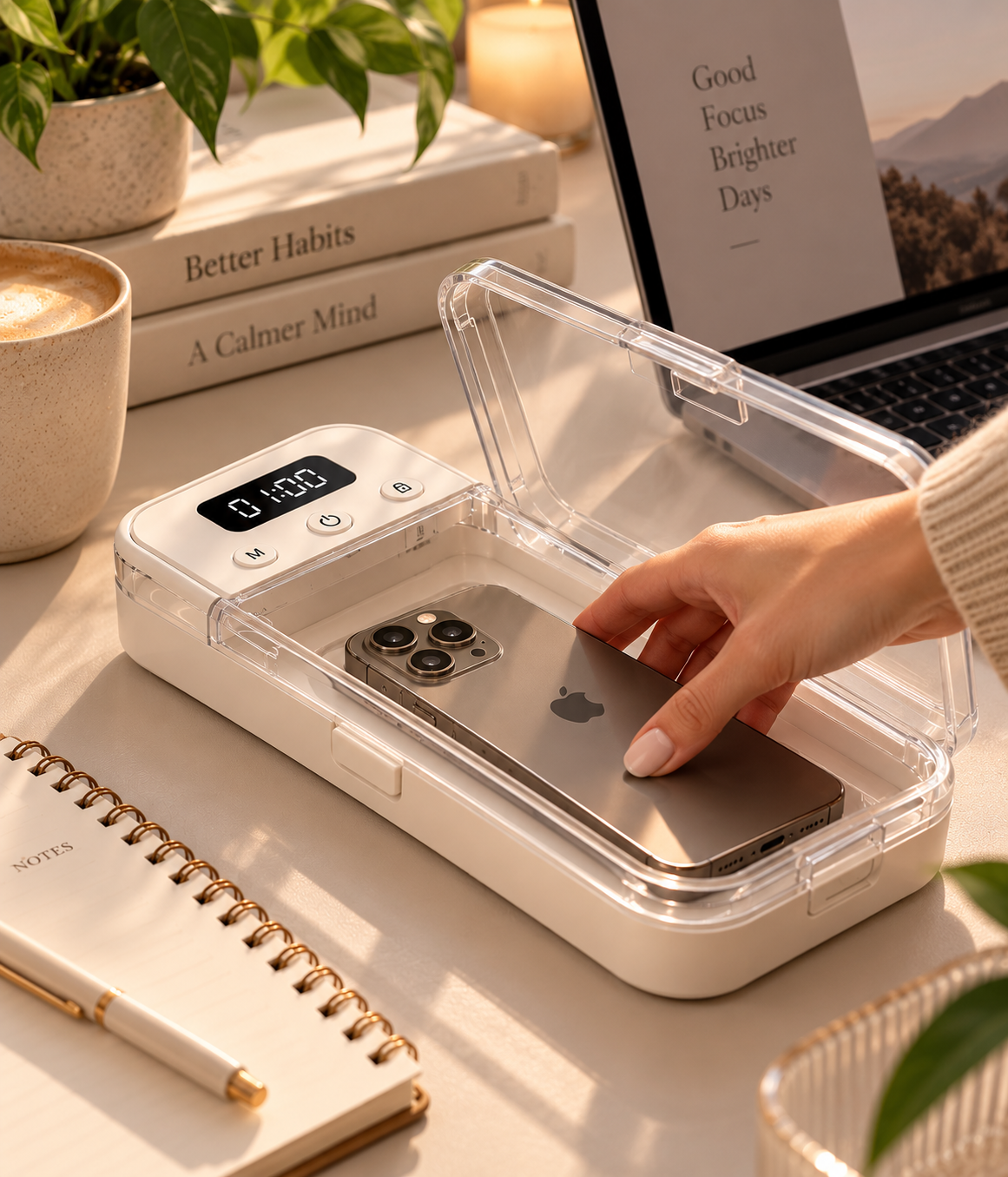 Aera Nova Focus Lock™ | Smart Phone Timer Box