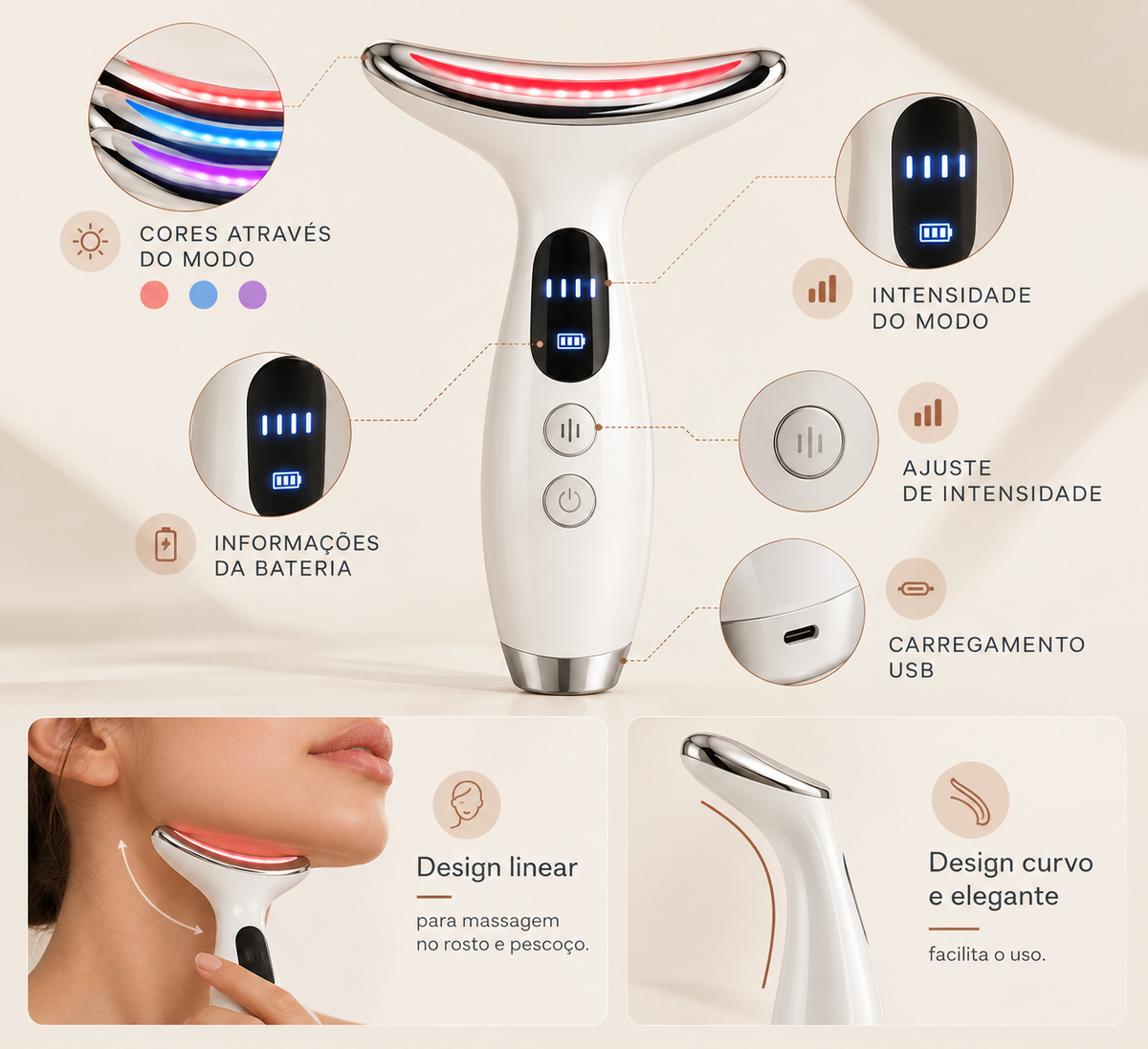 Massageador Facial Lumi Lift™