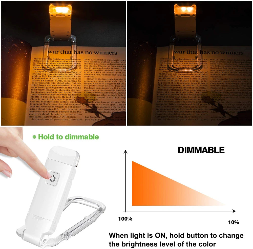 Amber Clip Reading Light Ember™
