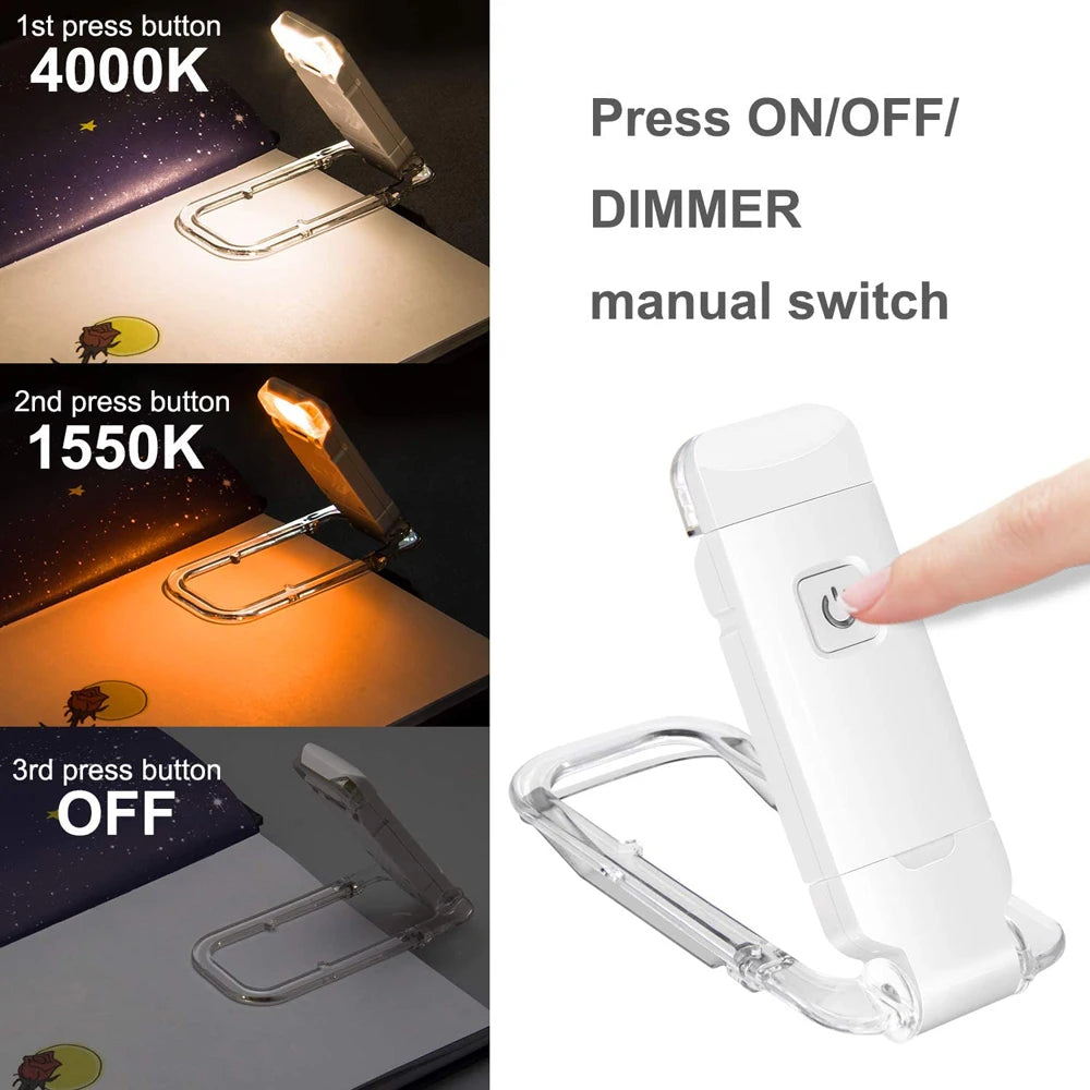 Amber Clip Reading Light Ember™